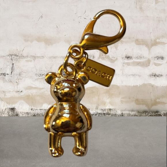 Coach Handbags - Giveaway COACH Gold Teddy Bear Bag Charm